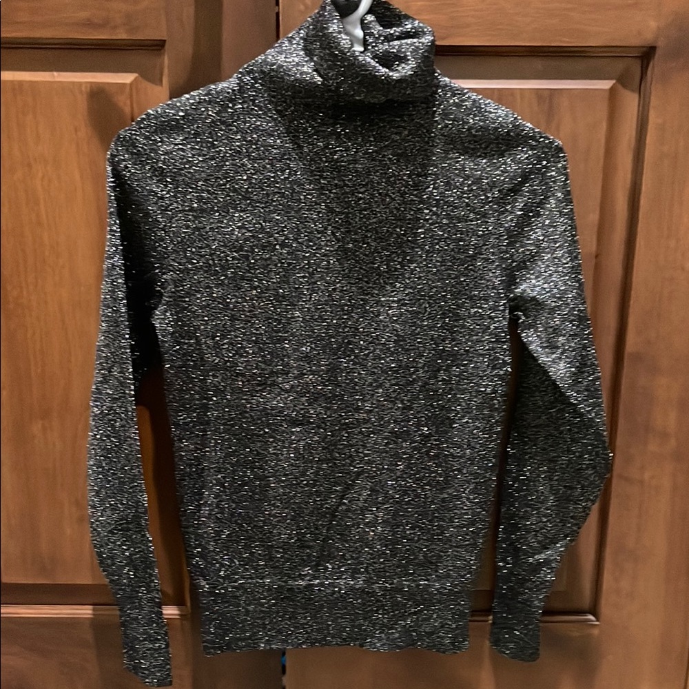 Kate Spade Sparkly Black Turtleneck
